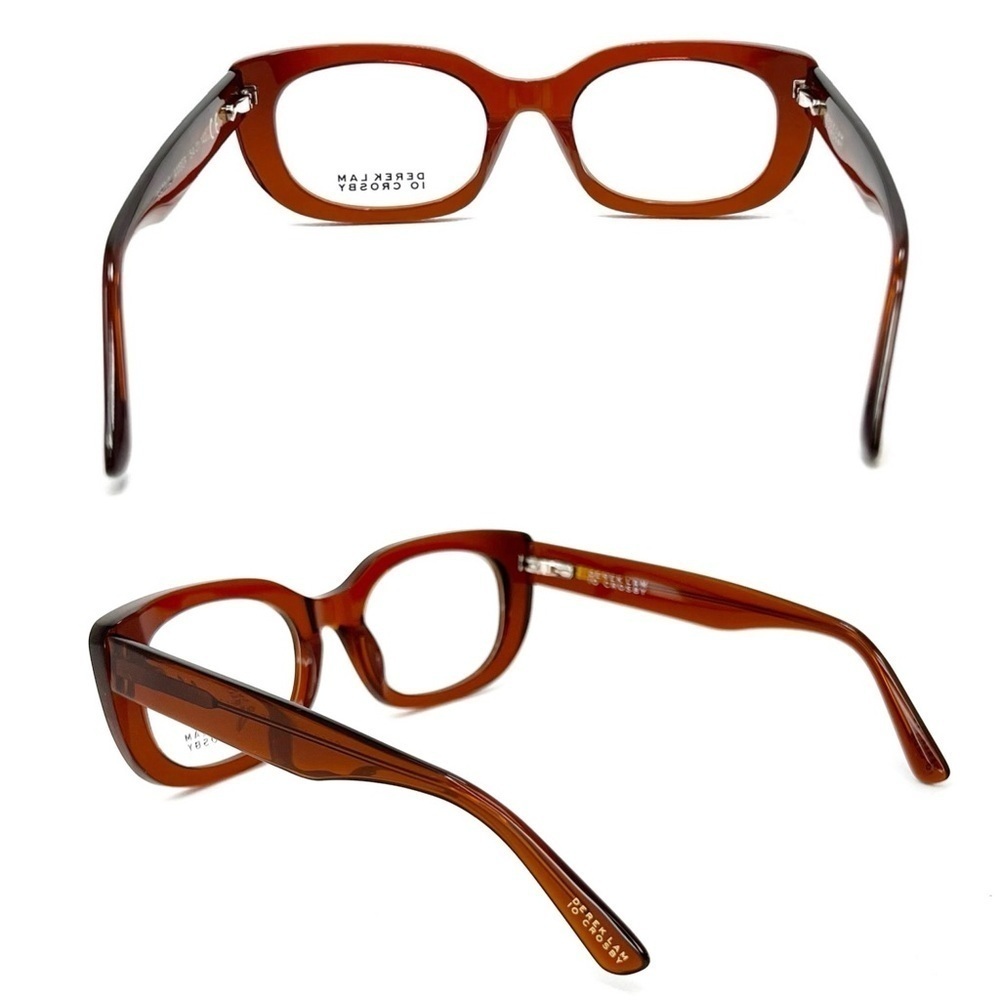 New Derek Lam 10 Crosby Melody Frames Amber Eyeglasses Eye Glasses Eyewear Brown - Picture 3 of 6
